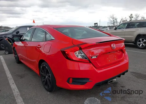 2019 Honda Civic Sport z USA, uszkodzony, nr VIN 2HGFC2F81KH508651